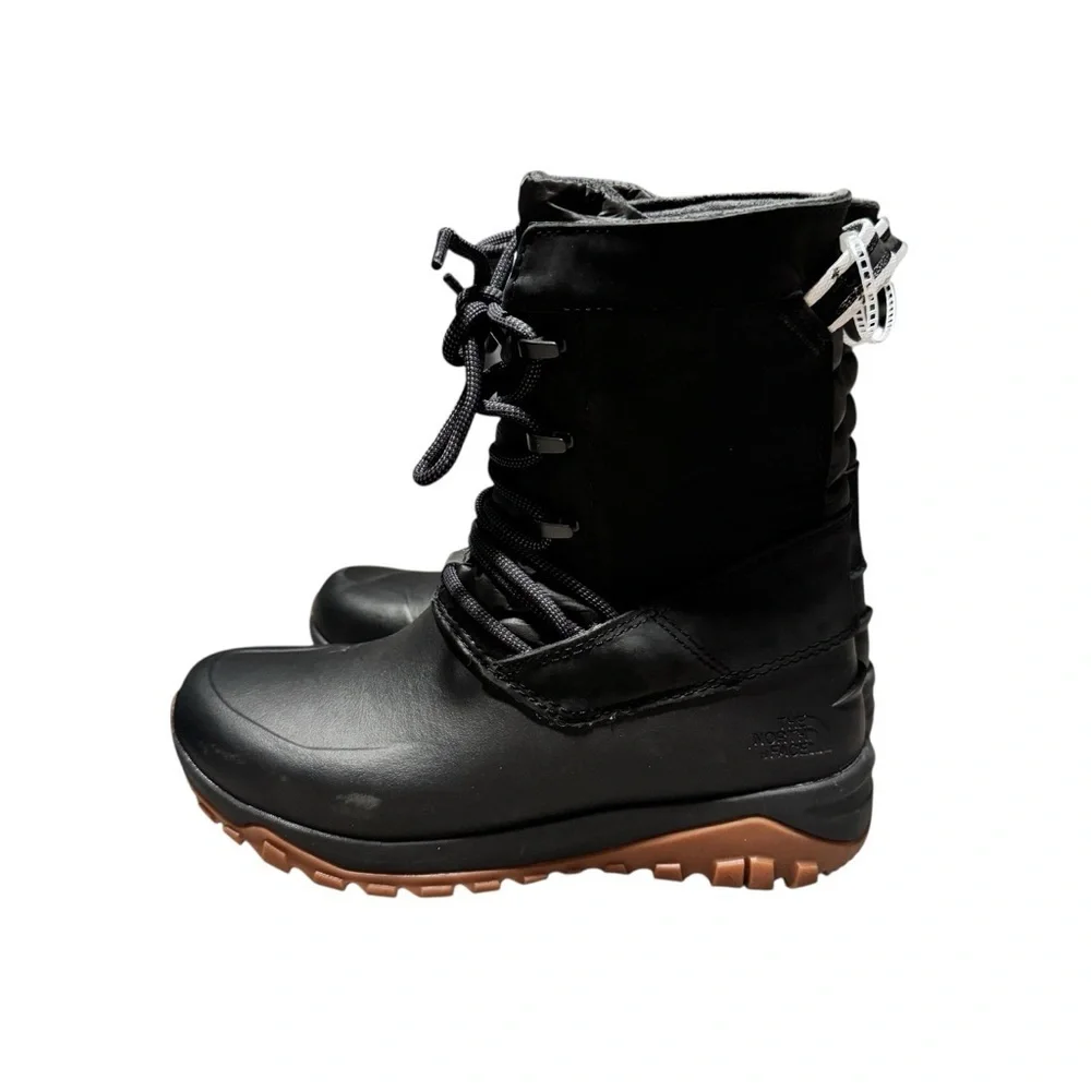 The North Face Yukiona Mid Boots Women's Winter Snow Boots Black TNF Size 8 NWT